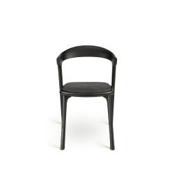 Bok spisebordsstol | Eg sort/ sort lder