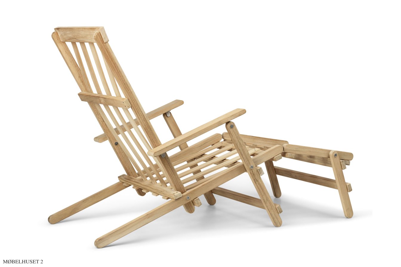 BM5565 Liegestuhl mit Fu�hocker und Kissen