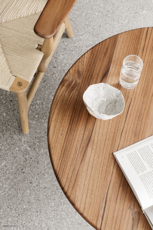 CH008 | Sofabord i eg/teak