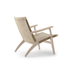 Hans J. Wegner CH25 Loungestol | Eg sbe | Naturflet