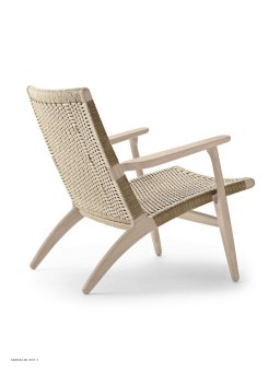CH25 | Lounge Chair | Eiche seife | Naturgeflecht | MH