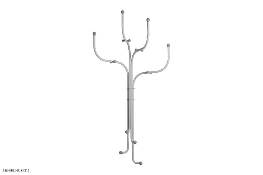 Coat Tree Wall, hell grau | Fritz Hansen