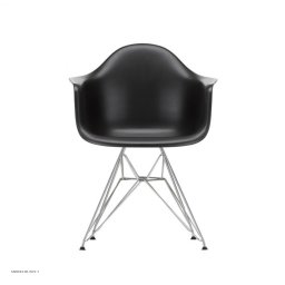 Eames Plastic Armchair (DAR), Verchromt