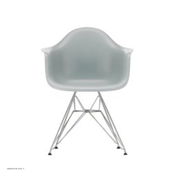 Eames Plastic Armchair (DAR), Verchromt