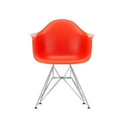 Eames Plastic Armchair (DAR), Forkromet