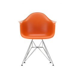 Eames Plastic Armchair (DAR), Forkromet
