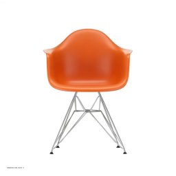 Eames Plastic Armchair (DAR), Verchromt