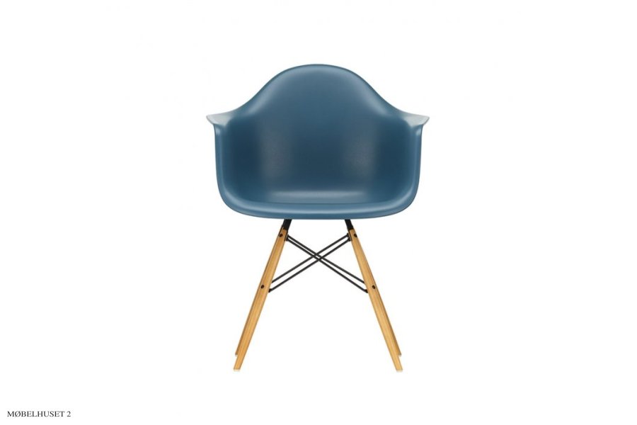 Eames Plastic Armchair (DAW) Sea Blue 