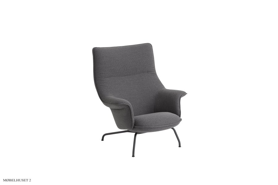 Doze Lounge Chair Ocean 80 / Anthracite black