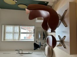 �gget� med skammel i l�der Aura Cognac - Udstillingsmodel