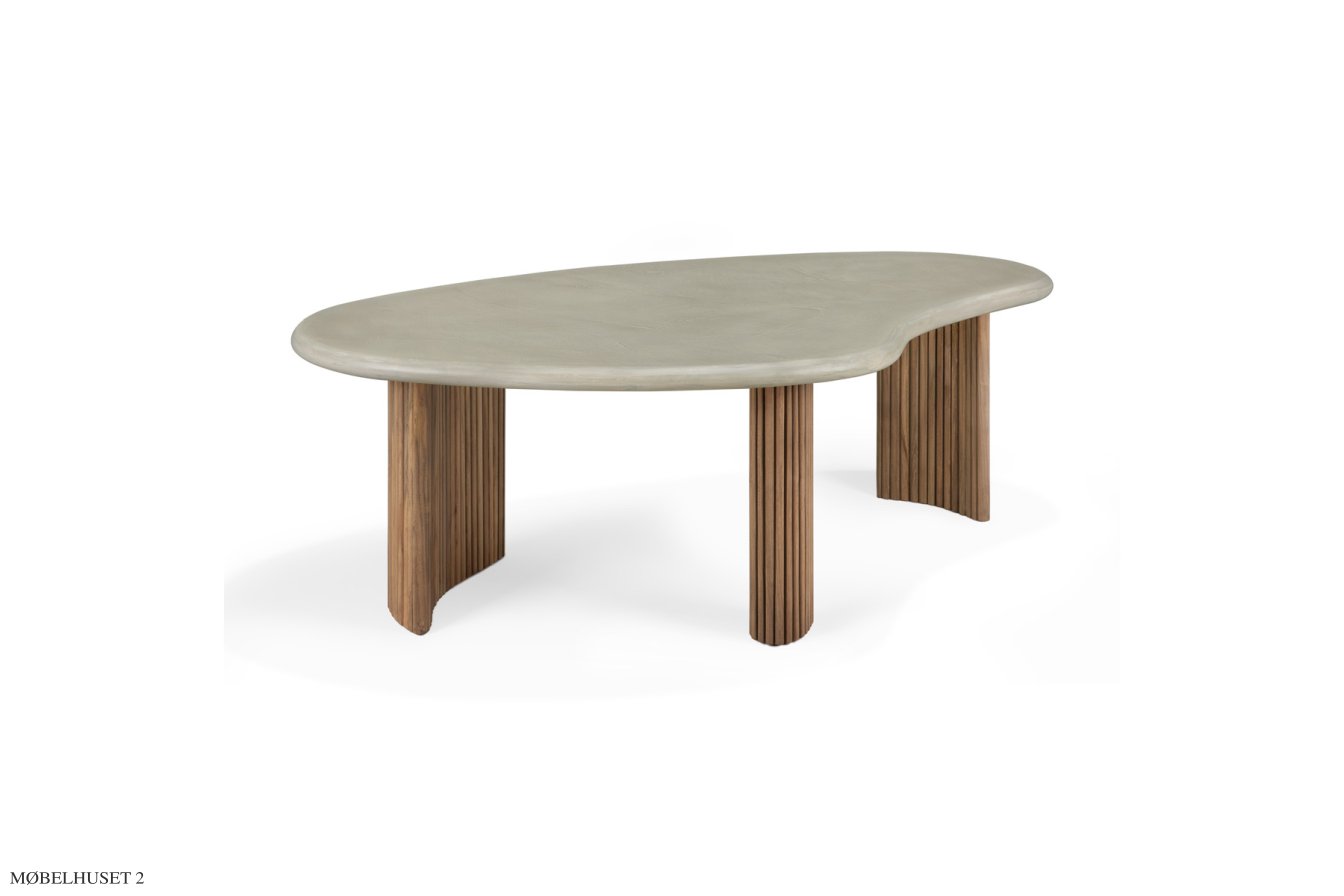 Boomerang outdoor coffee table