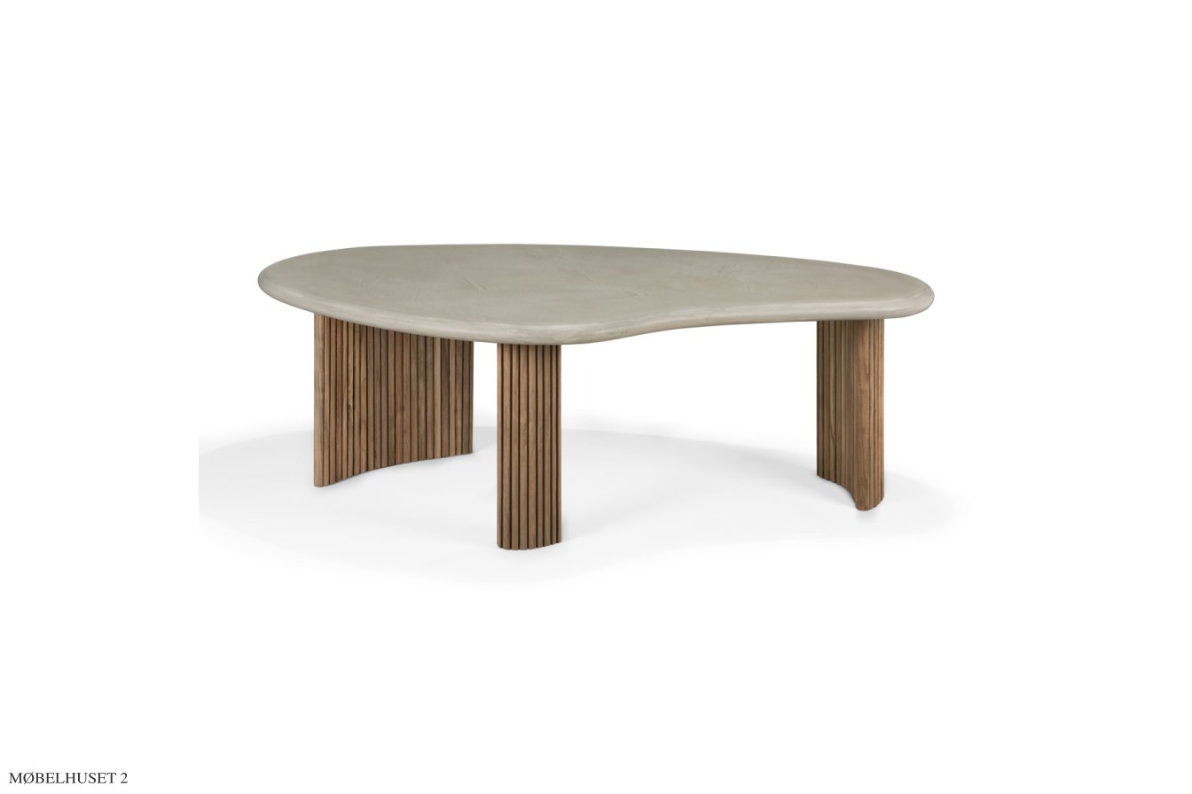 Boomerang outdoor coffee table