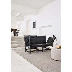 Tremmesofa | Sort | Brge Mogensen