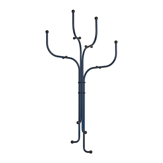 Coat Tree� Wall, dark blue | Fritz Hansen