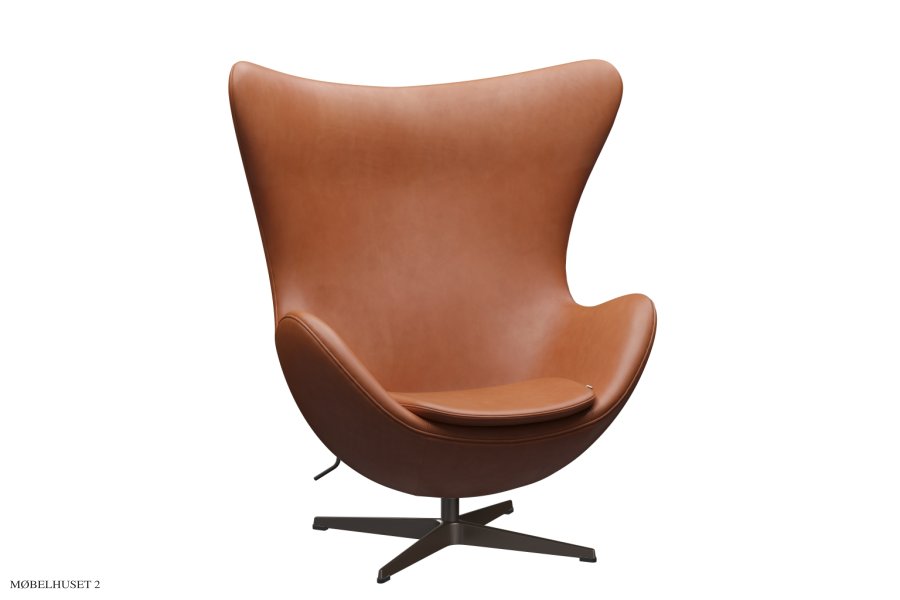 gget, pulverlakeret stel | Fritz Hansen Grace Walnut - Brown Bronze Base