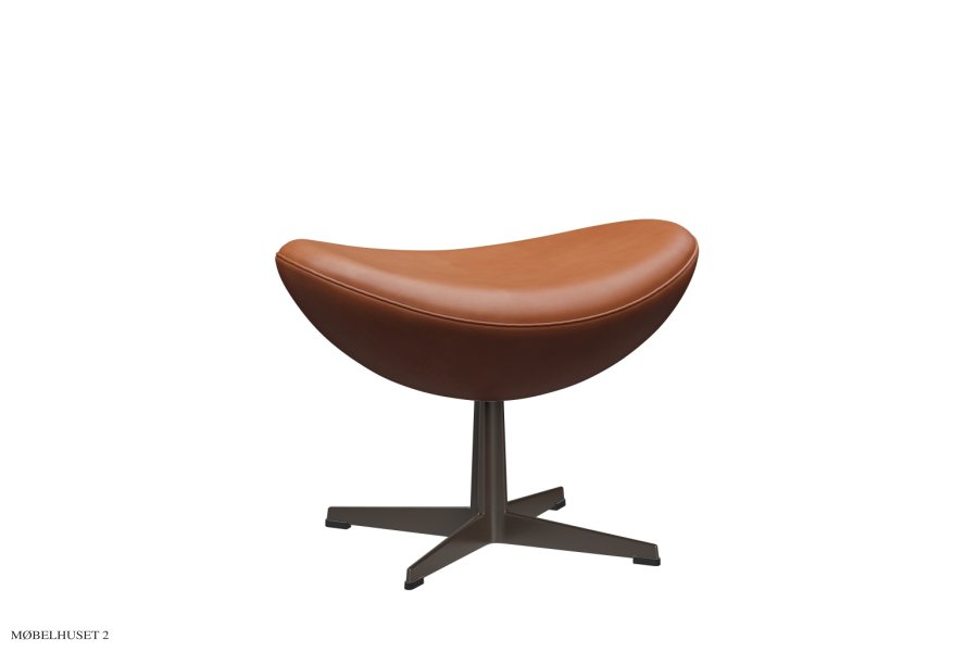 gget fodskammel, pulverlakeret stel | Fritz Hansen