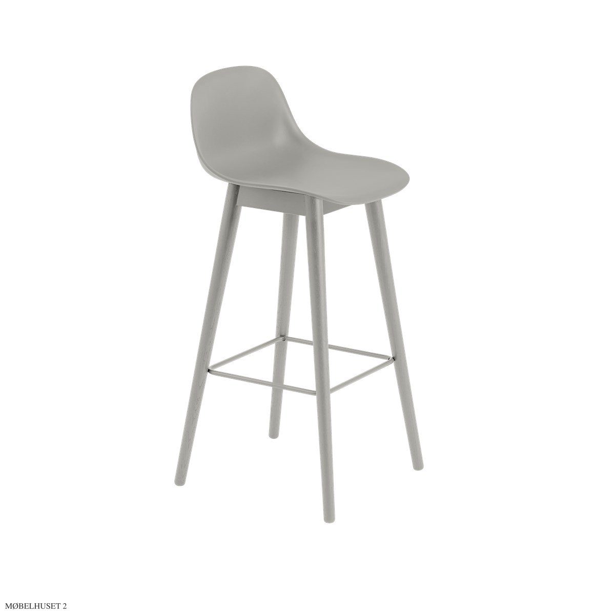 Fiber Counter Stool, mit R�ckenlehne