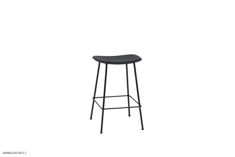 Fiber Counter Stool, ohne R�ckenlehne  Black/Black