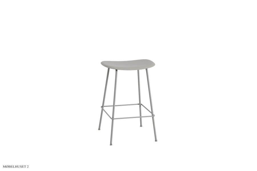 Fiber Counter Stool, ohne R�ckenlehne  Grey/Grey