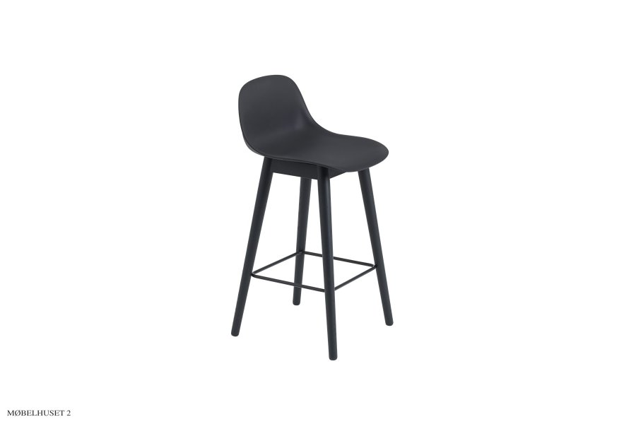 Fiber Counter Stool, mit Rckenlehne