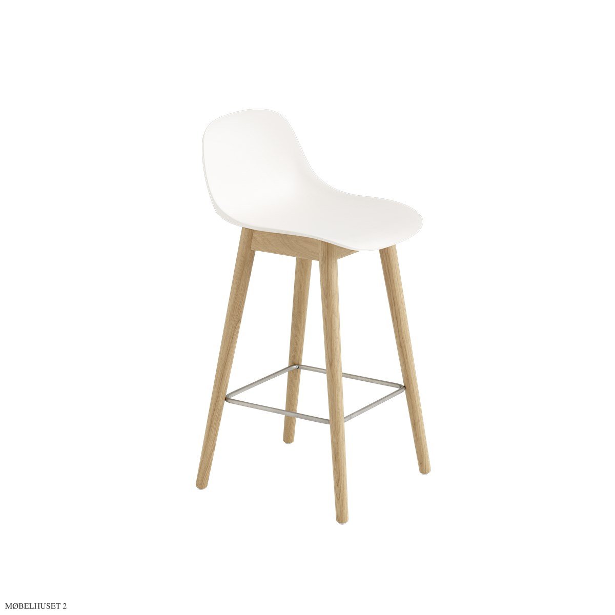 Fiber Counter Stool, mit R�ckenlehne