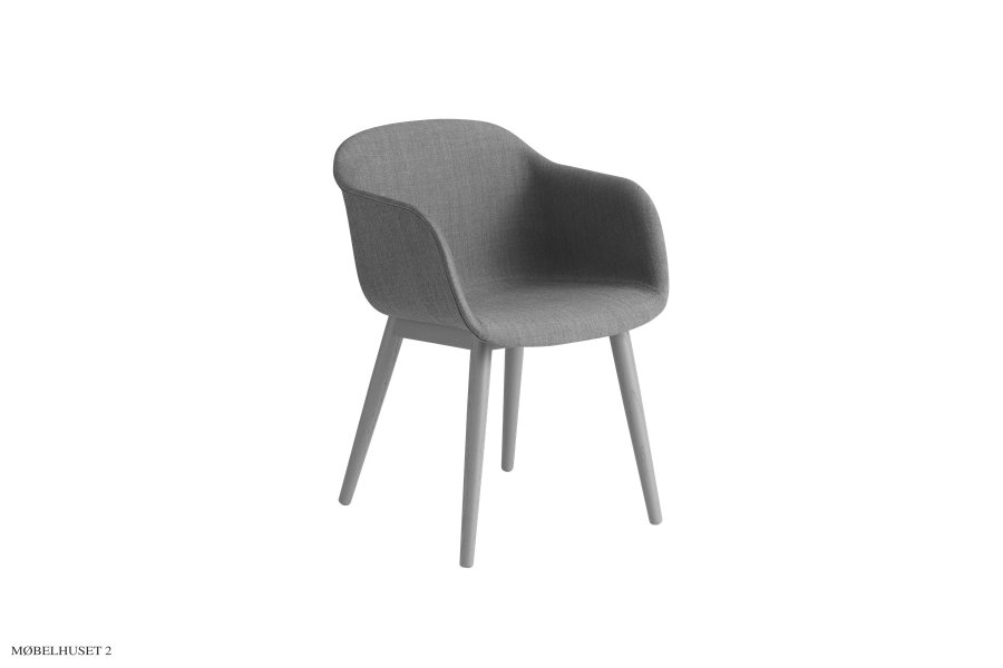 Fiber Armchair Tr&aelig; Remix 133/Grey
