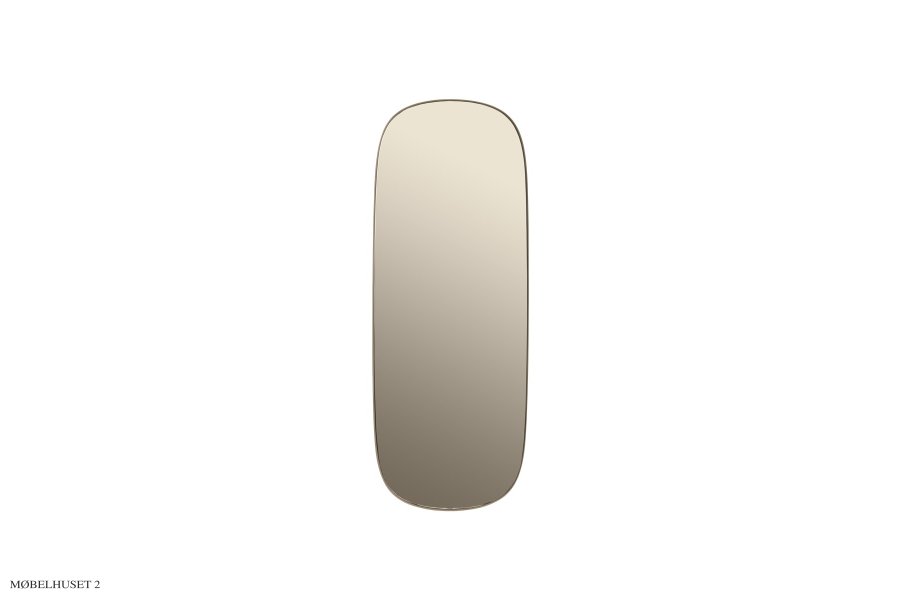 Framed Mirror Taupe/Taupe Large