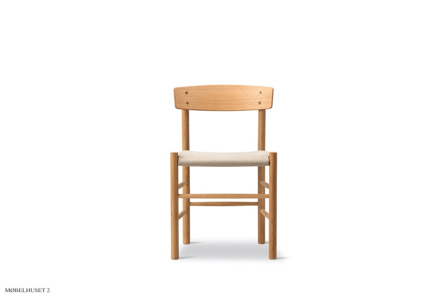 J39 Folkestolen | S�depolstret Kanvas Natur Eg olie