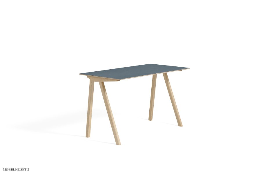 CPH90 skrivebord | Eg Eg Smokey blue linoleum
