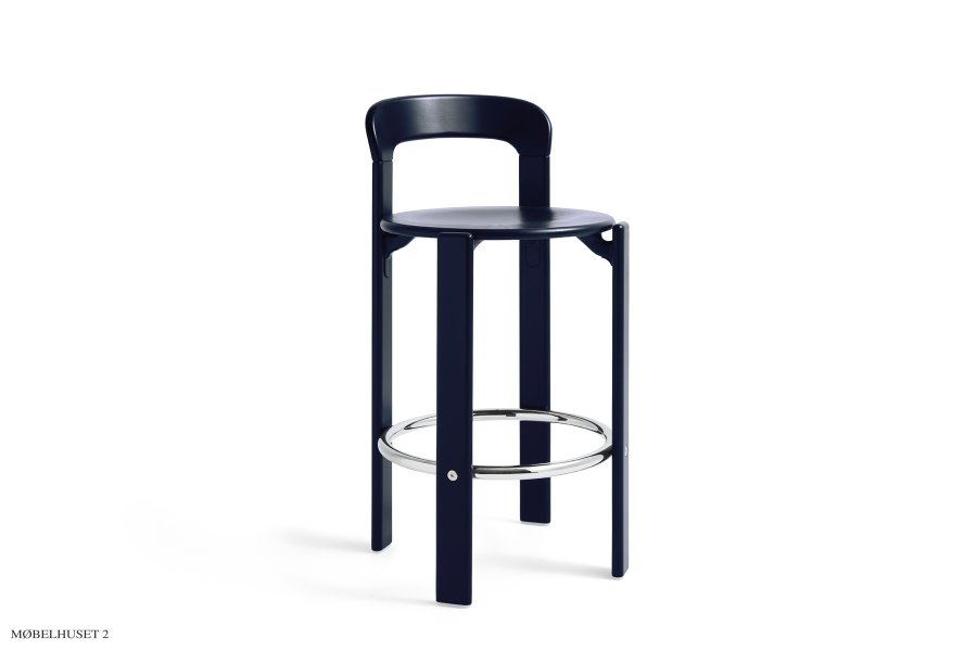 Rey Bar Stool Deep blue H65