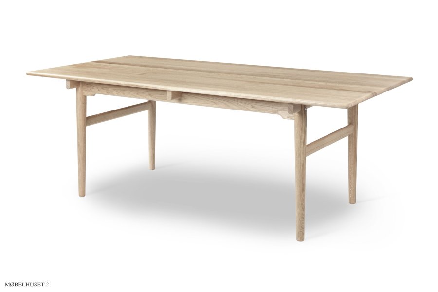 CH327 Spisebord I Eg 95 x 190 cm eg hvidolie