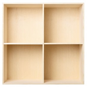 ATBO | Regale 70 x 70 x 30 cm Massive Asche