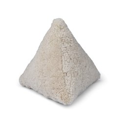 Hematite Lammfellkissen