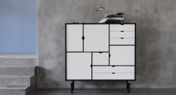 S3 opbevaringsm�bel | Eg/Sort