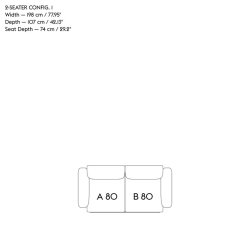 In Situ Modular Sofa, 2-seater