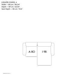 In Situ Modular Sofa, 2-seater