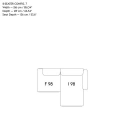 In Situ Modular Sofa, 2-seater