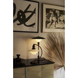 PH 2/2 Luna Aged Brass Opal Bordlampe