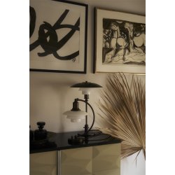 PH 2/2 Luna Aged Brass Opal Bordlampe