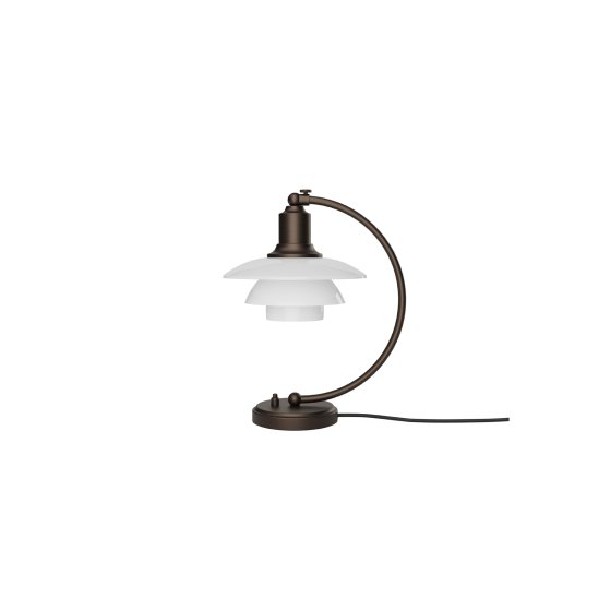 PH 2/2 Luna Aged Brass Opal Tischlampe