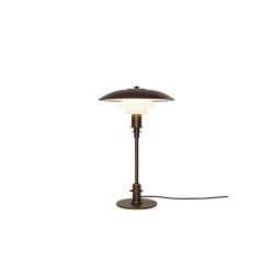 PH 3/2 Aged Brass Opal Bordlampe