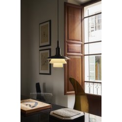 PH 3/3 Aged Brass Opal Pendelleuchte