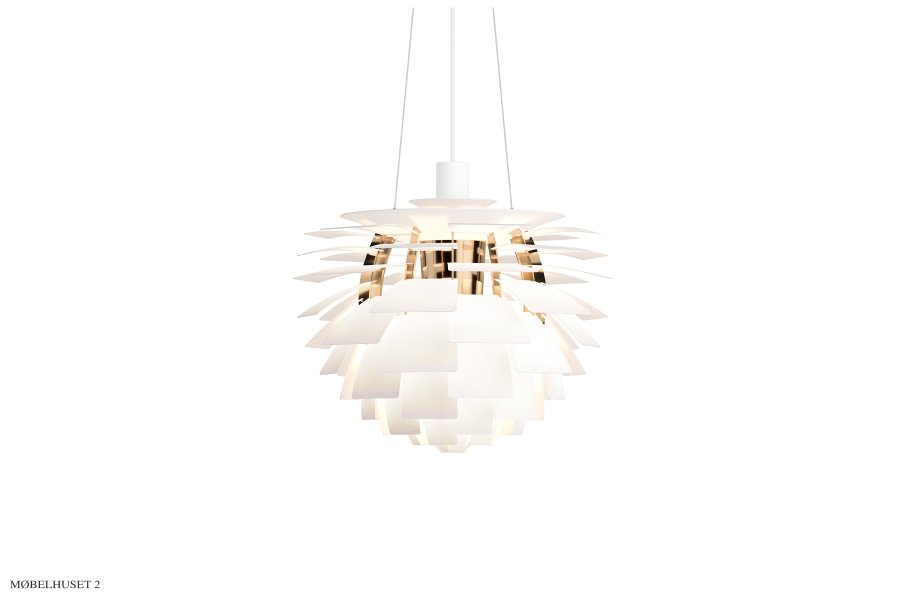 PH Artichoke | Brass metallised Soft white/brass metallised &Oslash;48 x H46,5 cm