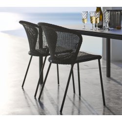 Lean stol uden armln i sort no. 5410 | Udendrs