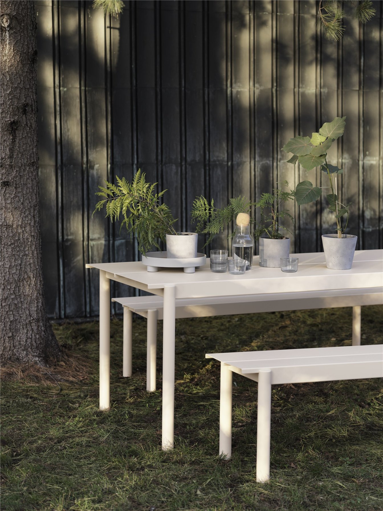 Linear Steel Bench