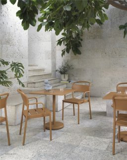 Linear Steel Armchair