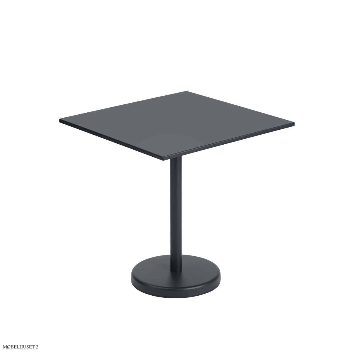 Linear Steel Caf� Table 70x70