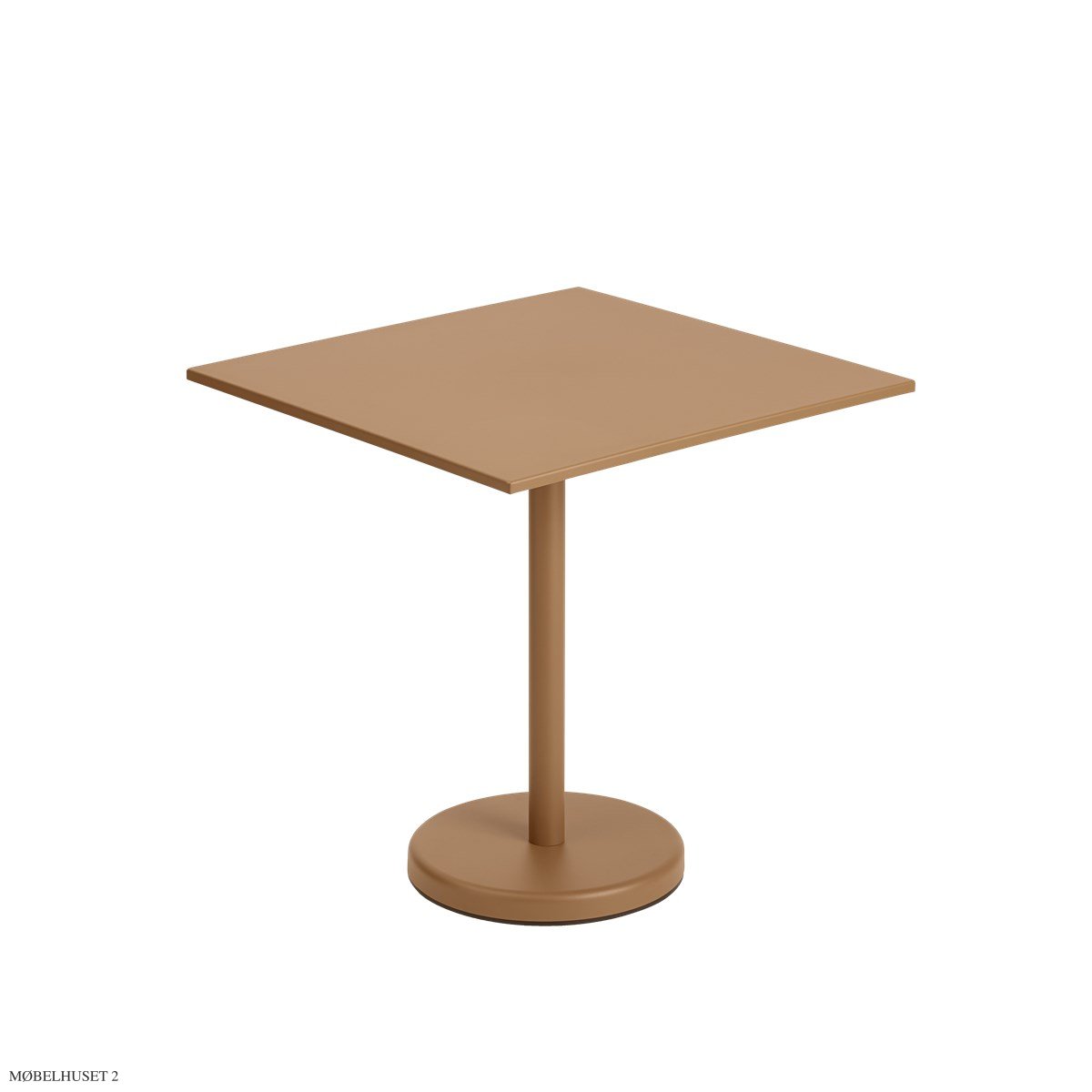 Linear Steel Caf� Table 70x70
