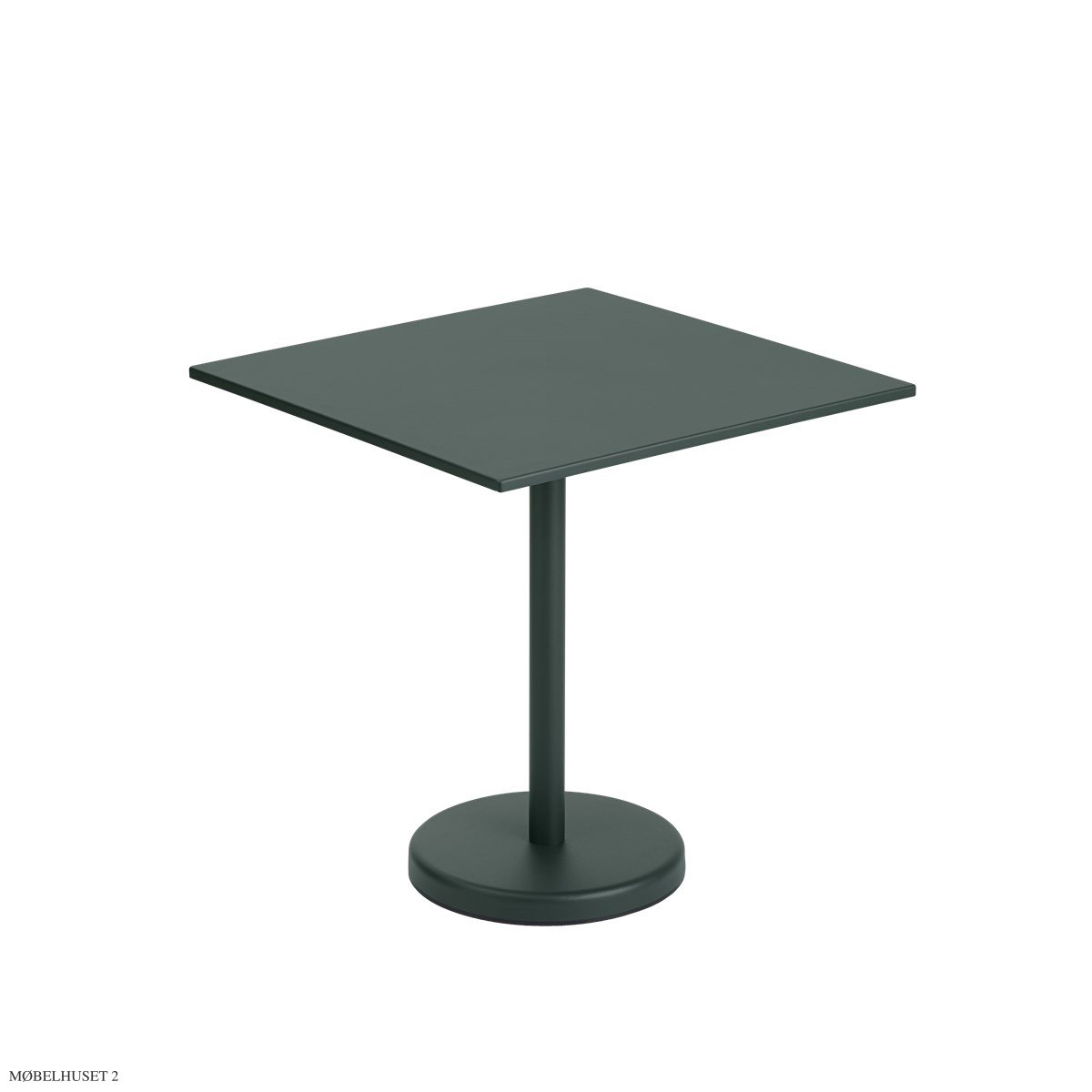 Linear Steel Caf� Table 70x70