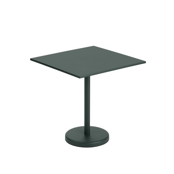 Linear Steel Caf� Table 70x70